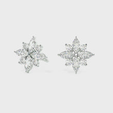 Load and play video in Gallery viewer, Stella Earrings Lab Diamond
