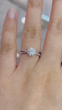 Load and play video in Gallery viewer, Pink Diamond Engagement Ring with infinity band Philippines