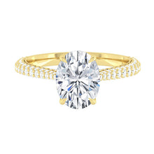 Load image into Gallery viewer, Lucce Azalea Luxe Oval Moissanite