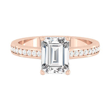 Load image into Gallery viewer, Lucce Kaela Emerald Moissanite