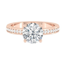 Load image into Gallery viewer, Lucce Kaela Round Moissanite