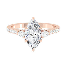 Load image into Gallery viewer, Sophia Pavé Marquise Moissanite