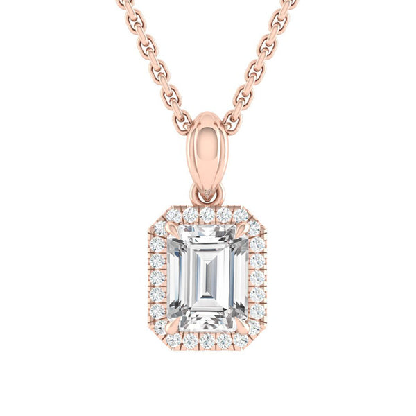 Lucce Montevalle Necklace Emerald Diamond