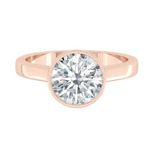 Load image into Gallery viewer, Lucce Carla Round Moissanite