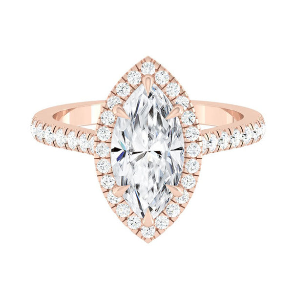 Lucce Montevalle Marquise Moissanite