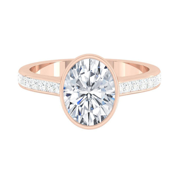 Lucce Carla Channel Oval Diamond