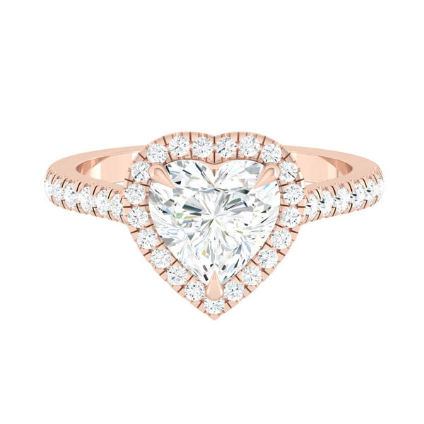 Lucce Montevalle Heart Moissanite