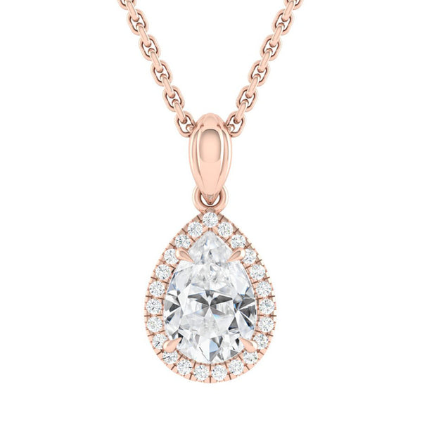 Lucce Montevalle Necklace Pear Diamond