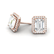 Load image into Gallery viewer, Montevalle Earrings Emerald Moissanite *new*