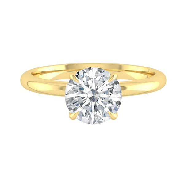 Lucce Lucia 4-Prong Round Moissanite