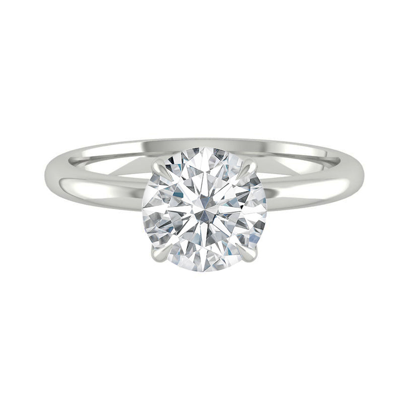 Lucce Lucia 4-Prong Round Moissanite