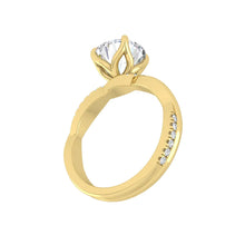 Load image into Gallery viewer, Fiore 0.75ct D VVS2 Id IGI 18K Yellow Gold
