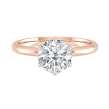 Load image into Gallery viewer, Lucce Lucia 6-Prong Round Moissanite