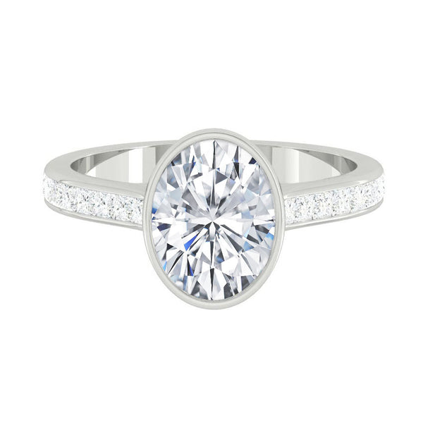 Lucce Carla Channel Oval Diamond