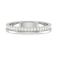 Load image into Gallery viewer, Lucce Ezra Half Eternity 0.17CTW Natural Diamond 14K White Gold