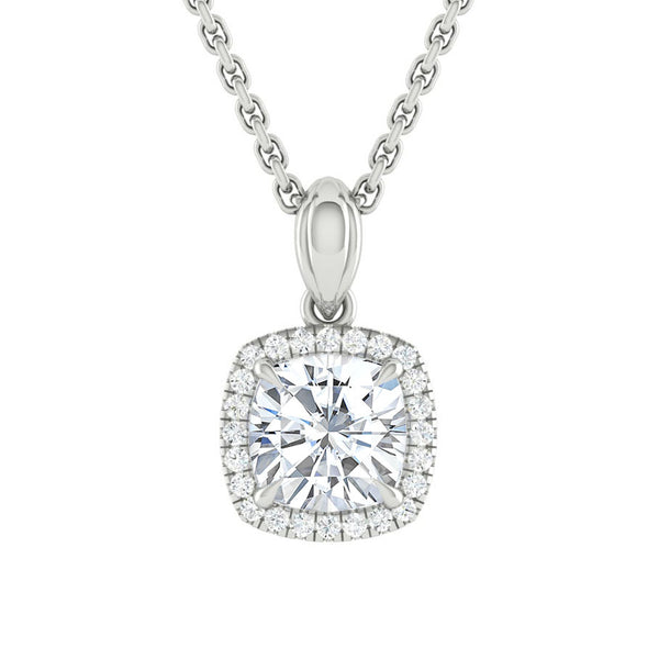 Lucce Montevalle Necklace Cushion Diamond