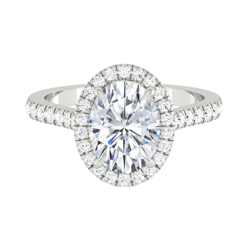 Lucce Montevalle Oval Moissanite