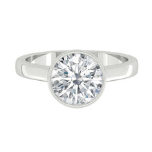 Load image into Gallery viewer, Lucce Carla Lab Diamond 1.00ct D VVS2 Id IGI 14K White Gold