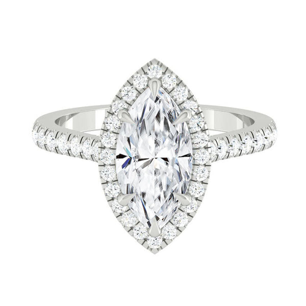 Lucce Montevalle Marquise Moissanite