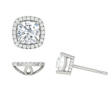 Load image into Gallery viewer, Montevalle Earrings Cushion Moissanite *new*