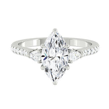 Load image into Gallery viewer, Sophia Pavé Marquise Moissanite
