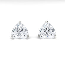 Load image into Gallery viewer, Jasmine Heart Earrings Lab Diamond

