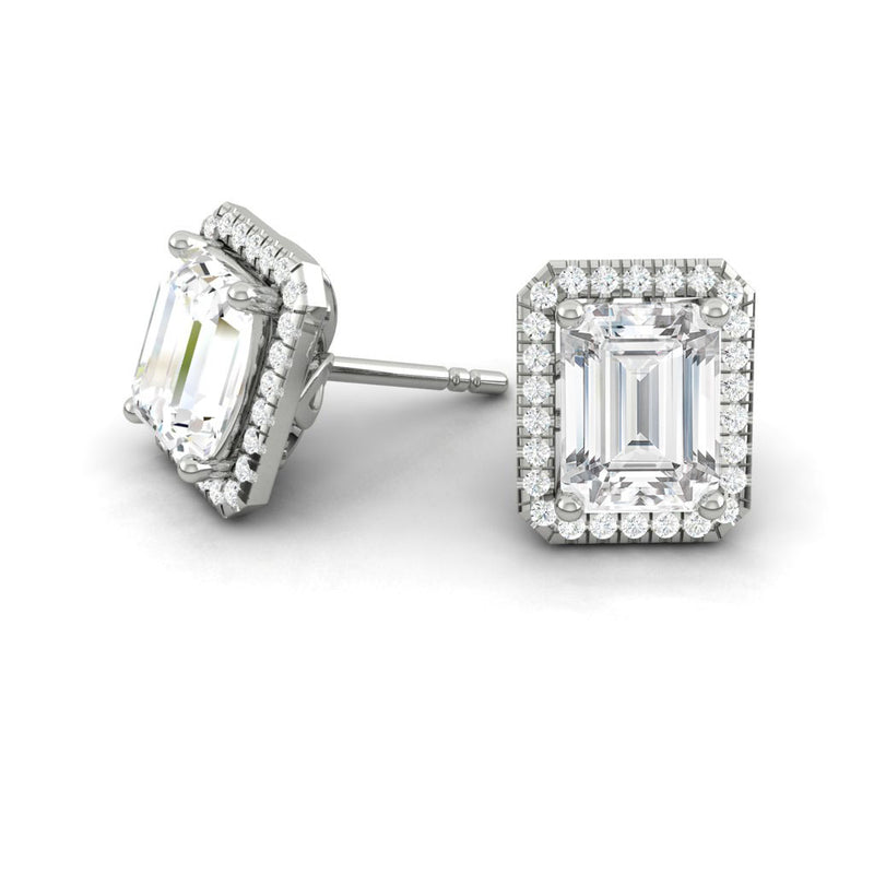 Lucce Montevalle Earrings Emerald Diamond