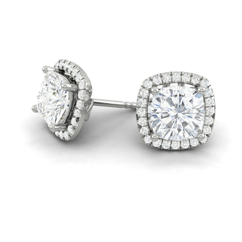 Lucce Montevalle Earrings Cushion Diamond