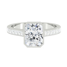 Load image into Gallery viewer, Lucce Carla Channel Radiant Moissanite