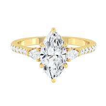 Load image into Gallery viewer, Sophia Pavé Marquise Moissanite