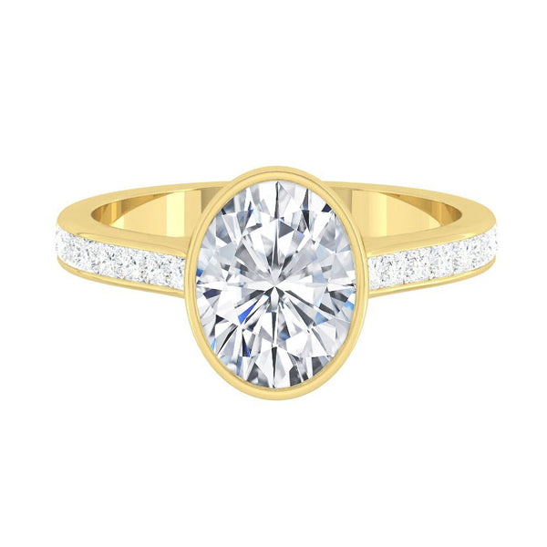 Lucce Carla Channel Oval Diamond