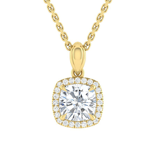 Lucce Montevalle Necklace Cushion Diamond