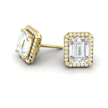 Load image into Gallery viewer, Lucce Montevalle Earrings Emerald Diamond
