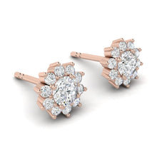 Load image into Gallery viewer, Lab diamond earrings Moissanite Engagement ring Wedding Rings Manila Philippines
