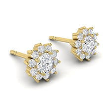 Load image into Gallery viewer, Lab diamond earrings Moissanite Engagement ring Wedding Rings Manila Philippines