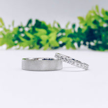 Load image into Gallery viewer, Custom wedding rings gold jewelry moissanite Engagement ring manila philippines Lab Diamond Wedding Bands