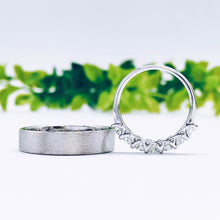 Load image into Gallery viewer, Custom wedding rings gold jewelry moissanite Engagement ring manila philippines Lab Diamond Wedding Bands