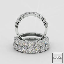 Load and play video in Gallery viewer, Lab diamond Wedding Bands Eternity Rings