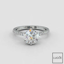 Load and play video in Gallery viewer, Engagement ring wedding rings gold jewelry lab diamond moissanite manila philippines