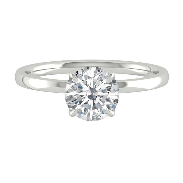 Lucce Lucia Halo Round Moissanite