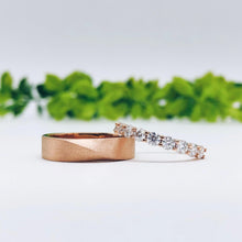 Load image into Gallery viewer, Wedding rings gold jewelry moissanite lab diamond manila philippines Lab diamond Wedding Bands
