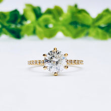 Load image into Gallery viewer, Engagement Ring Wedding Rings Gold Jewelry Moissanite Lab Diamond Manila Philippines
