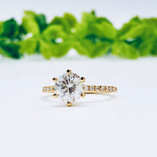 Load image into Gallery viewer, Engagement Ring Wedding Rings Gold Jewelry Moissanite Lab Diamond Manila Philippines
