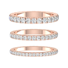 Load image into Gallery viewer, Wedding rings gold jewelry moissanite lab diamond manila philippines Lab diamond Wedding Bands