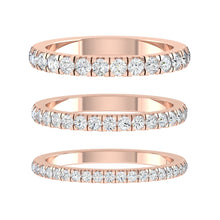 Load image into Gallery viewer, Wedding rings gold jewelry moissanite lab diamond manila philippines Lab diamond Wedding Bands