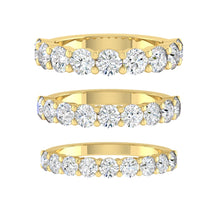 Load image into Gallery viewer, Wedding rings gold jewelry moissanite lab diamond manila philippines Lab diamond Wedding Bands