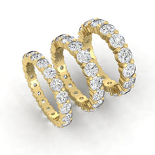Load image into Gallery viewer, Lab diamond Wedding Bands Moissanite Eternity Rings