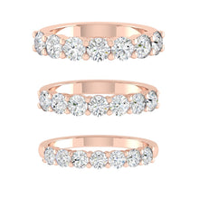 Load image into Gallery viewer, Wedding rings gold jewelry moissanite lab diamond manila philippines Lab diamond Wedding Bands