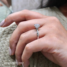 Load image into Gallery viewer, Moissanite Engagement Ring Wedding Rings Gold Jewelry Lab Diamond Manila Philippines