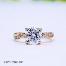 Load image into Gallery viewer, Moissanite Engagement Ring Wedding Rings Gold Jewelry Lab Diamond Manila Philippines
